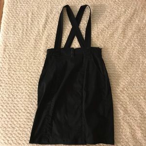 Anthropologie Cordelia Suspenders Skirt